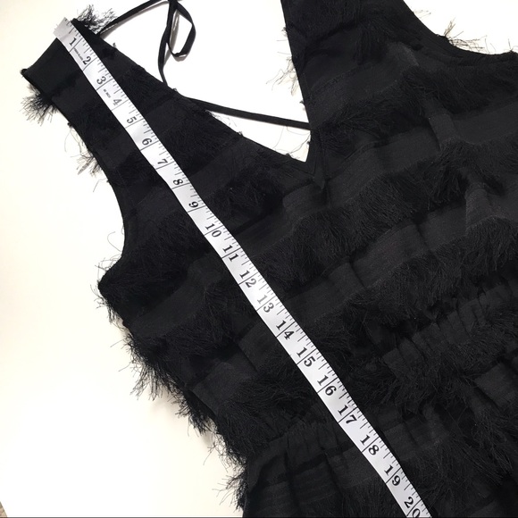 ❣️ & OTHER STORIES Black Fringe Dress - Picture 5 of 6